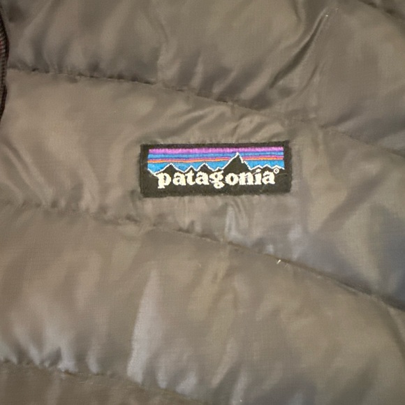 Patagonia Down Women's Sz M Gray Puffer Jacket - Picture 14 of 15
